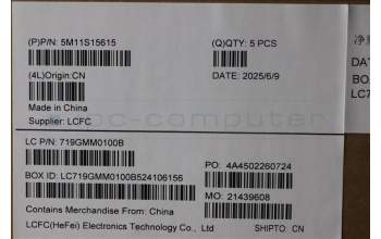 Lenovo 5M11S15615 C-Abdeckung mit Tastatur, Italienisch, schwarz, Hintergrundbeleuchtung