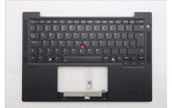 Lenovo 5M11S15635 C-Abdeckung mit Tastatur, Portugiesisch, schwarz, Hintergrundbeleuchtung