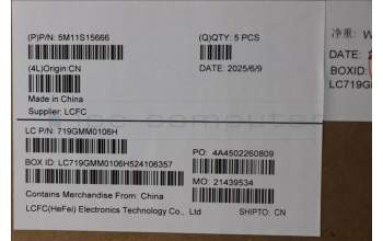 Lenovo 5M11S15666 C-Abdeckung mit Tastatur, Englisch (GB), schwarz, Hintergrundbeleuchtung