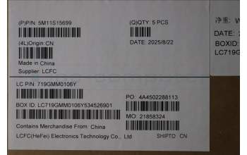 Lenovo 5M11S15699 C-Abdeckung mit Tastatur, Estnisch, schwarz, Hintergrundbeleuchtung, Mobiles Breitband