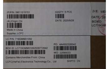 Lenovo 5M11S15701 C-Abdeckung mit Tastatur, Englisch (US, Euro), schwarz, Hintergrundbeleuchtung, Mobiles Breitband