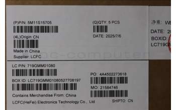 Lenovo 5M11S15705 C-Abdeckung mit Tastatur, Französisch, schwarz, Hintergrundbeleuchtung, Mobiles Breitband