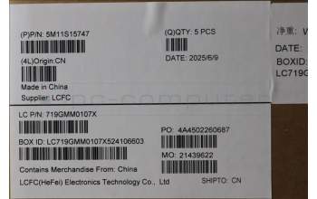 Lenovo 5M11S15747 C-Abdeckung mit Tastatur, Portugiesisch, schwarz, Hintergrundbeleuchtung, Mobiles Breitband