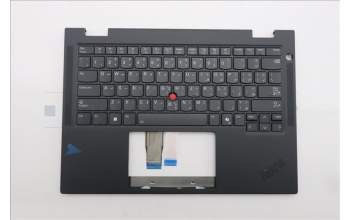 Lenovo 5M11S15861 C-Abdeckung mit Tastatur, Arabisch, schwarz, Hintergrundbeleuchtung, US