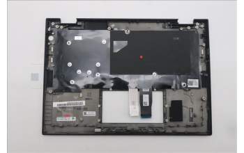 Lenovo 5M11S15861 C-Abdeckung mit Tastatur, Arabisch, schwarz, Hintergrundbeleuchtung, US