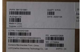 Lenovo 5M11S15861 C-Abdeckung mit Tastatur, Arabisch, schwarz, Hintergrundbeleuchtung, US