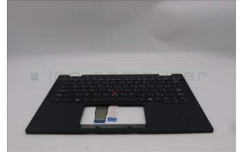 Lenovo 5M11S15861 C-Abdeckung mit Tastatur, Arabisch, schwarz, Hintergrundbeleuchtung, US