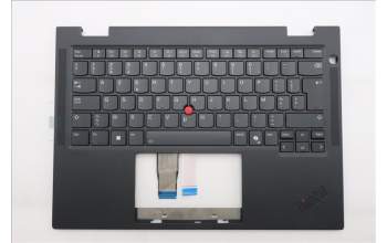 Lenovo 5M11S15865 C-Abdeckung mit Tastatur, Belgisch, schwarz, Hintergrundbeleuchtung, GB