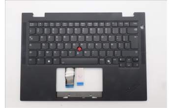Lenovo 5M11S15903 C-Abdeckung mit Tastatur, Französisch, schwarz, Hintergrundbeleuchtung
