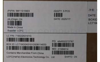 Lenovo 5M11S15903 C-Abdeckung mit Tastatur, Französisch, schwarz, Hintergrundbeleuchtung