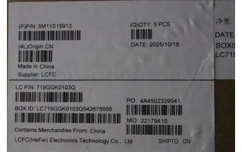 Lenovo 5M11S15913 C-Abdeckung mit Tastatur, Griechisch, schwarz, Hintergrundbeleuchtung