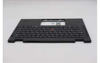 Lenovo 5M11S15917 C-Abdeckung mit Tastatur, Hebräisch, schwarz, Hintergrundbeleuchtung