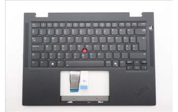 Lenovo 5M11S15923 C-Abdeckung mit Tastatur, Ungarisch, schwarz, Hintergrundbeleuchtung