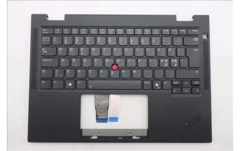 Lenovo 5M11S15949 C-Abdeckung mit Tastatur, Skandinavien, schwarz, Hintergrundbeleuchtung