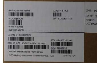 Lenovo 5M11S15993 C-Abdeckung mit Tastatur, Englisch (GB), schwarz, Hintergrundbeleuchtung