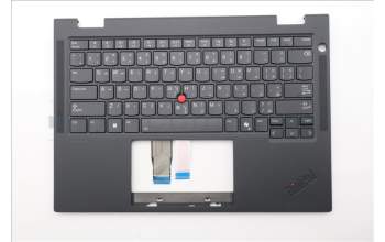 Lenovo 5M11S16009 C-Abdeckung mit Tastatur, Arabisch, schwarz, Hintergrundbeleuchtung, Mobiles Breitband, US