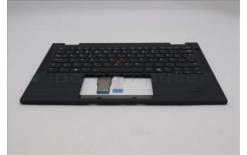 Lenovo 5M11S16033 C-Abdeckung mit Tastatur, Dänisch, schwarz, Hintergrundbeleuchtung, Mobiles Breitband, GB