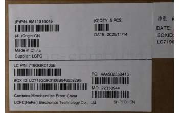 Lenovo 5M11S16049 C-Abdeckung mit Tastatur, Französisch, schwarz, Hintergrundbeleuchtung, Mobiles Breitband