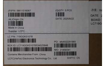 Lenovo 5M11S16067 C-Abdeckung mit Tastatur, Hebräisch, schwarz, Hintergrundbeleuchtung, Mobiles Breitband