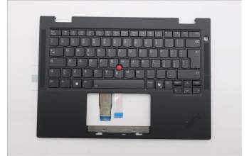 Lenovo 5M11S16077 C-Abdeckung mit Tastatur, Italienisch, schwarz, Hintergrundbeleuchtung, Mobiles Breitband