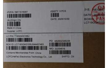 Lenovo 5M11S16097 C-Abdeckung mit Tastatur, Skandinavien, schwarz, Hintergrundbeleuchtung, Mobiles Breitband