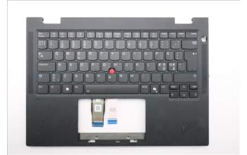 Lenovo 5M11S16098 C-Abdeckung mit Tastatur, Skandinavien, schwarz, Hintergrundbeleuchtung, Mobiles Breitband