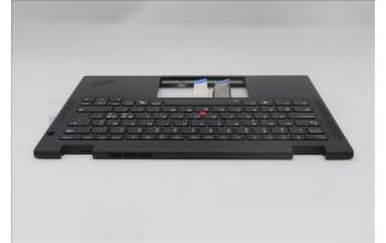 Lenovo 5M11S16099 C-Abdeckung mit Tastatur, Skandinavien, schwarz, Hintergrundbeleuchtung, Mobiles Breitband