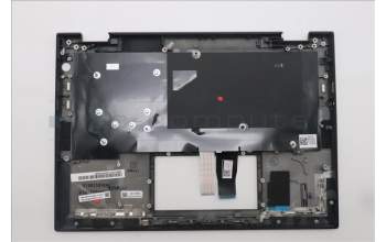 Lenovo 5M11S16115 C-Abdeckung mit Tastatur, Spanisch, schwarz, Hintergrundbeleuchtung, Mobiles Breitband