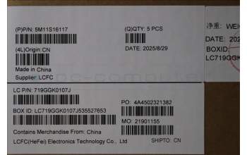 Lenovo 5M11S16117 C-Abdeckung mit Tastatur, Schwedisch/Finnisch, schwarz, Hintergrundbeleuchtung, Mobiles Breitband