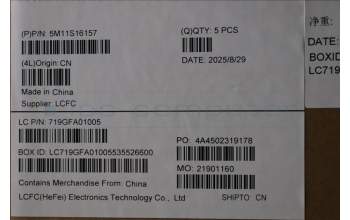 Lenovo 5M11S16157 C-Abdeckung mit Tastatur, Arabisch, schwarz, Hintergrundbeleuchtung, US