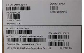 Lenovo 5M11S16159 C-Abdeckung mit Tastatur, Arabisch, schwarz, Hintergrundbeleuchtung, US