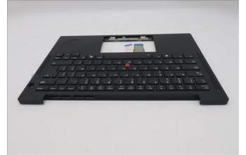 Lenovo 5M11S16161 C-Abdeckung mit Tastatur, Belgisch, schwarz, Hintergrundbeleuchtung, GB