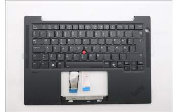 Lenovo 5M11S16183 C-Abdeckung mit Tastatur, Dänisch, schwarz, Hintergrundbeleuchtung, GB