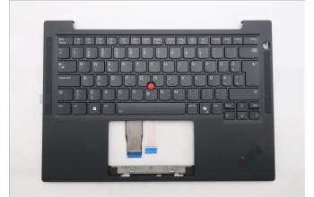 Lenovo 5M11S16189 C-Abdeckung mit Tastatur, Estnisch, schwarz, Hintergrundbeleuchtung