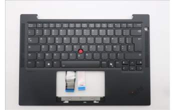 Lenovo 5M11S16199 C-Abdeckung mit Tastatur, Französisch, schwarz, Hintergrundbeleuchtung