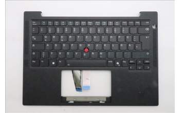 Lenovo 5M11S16207 C-Abdeckung mit Tastatur, Deutsch, schwarz, Hintergrundbeleuchtung