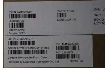 Lenovo 5M11S16207 C-Abdeckung mit Tastatur, Deutsch, schwarz, Hintergrundbeleuchtung