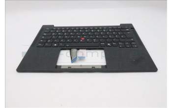 Lenovo 5M11S16207 C-Abdeckung mit Tastatur, Deutsch, schwarz, Hintergrundbeleuchtung
