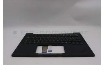 Lenovo 5M11S16217 C-Abdeckung mit Tastatur, Ungarisch, schwarz, Hintergrundbeleuchtung