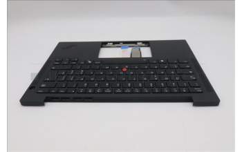 Lenovo 5M11S16227 C-Abdeckung mit Tastatur, Italienisch, schwarz, Hintergrundbeleuchtung