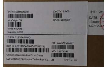 Lenovo 5M11S16237 C-Abdeckung mit Tastatur, Spanisch (LA), schwarz, Hintergrundbeleuchtung