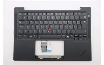 Lenovo 5M11S16243 C-Abdeckung mit Tastatur, Norwegisch, schwarz, Hintergrundbeleuchtung