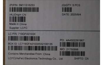 Lenovo 5M11S16253 C-Abdeckung mit Tastatur, Russisch, schwarz, Hintergrundbeleuchtung