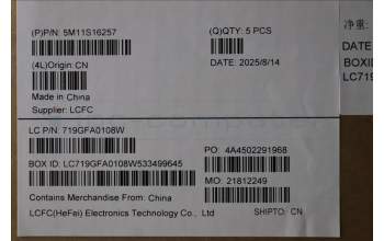 Lenovo 5M11S16257 C-Abdeckung mit Tastatur, Slowenisch, schwarz, Hintergrundbeleuchtung