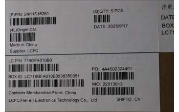 Lenovo 5M11S16261 C-Abdeckung mit Tastatur, Spanisch, schwarz, Hintergrundbeleuchtung