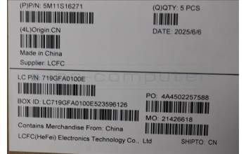 Lenovo 5M11S16271 C-Abdeckung mit Tastatur, Schweiz, schwarz, Hintergrundbeleuchtung