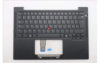 Lenovo 5M11S16309 C-Abdeckung mit Tastatur, Belgisch, schwarz, Hintergrundbeleuchtung, Mobiles Breitband, GB