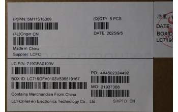 Lenovo 5M11S16309 C-Abdeckung mit Tastatur, Belgisch, schwarz, Hintergrundbeleuchtung, Mobiles Breitband, GB