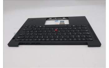 Lenovo 5M11S16309 C-Abdeckung mit Tastatur, Belgisch, schwarz, Hintergrundbeleuchtung, Mobiles Breitband, GB