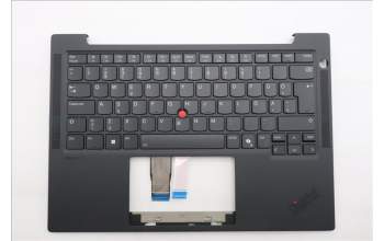 Lenovo 5M11S16337 C-Abdeckung mit Tastatur, Estnisch, schwarz, Hintergrundbeleuchtung, Mobiles Breitband